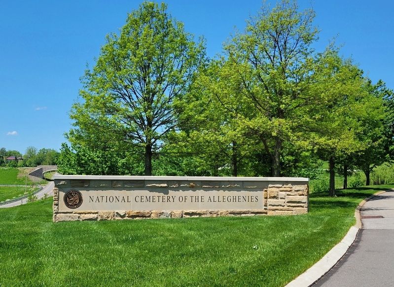 National Cemetery of the Alleghenies Entrance image. Click for full size.