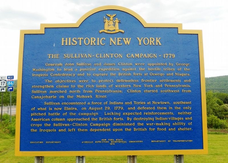 The Sullivan-Clinton Campaign  1779 Marker image. Click for full size.