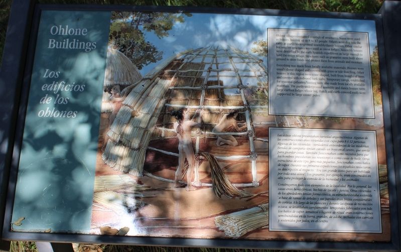 Ohlone Buildings Marker image. Click for full size.