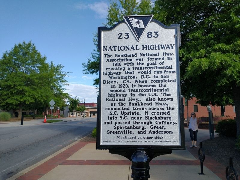 National Highway Marker (Front) image. Click for full size.