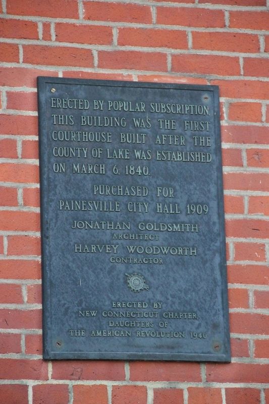 Painesville City Hall Marker image. Click for full size.