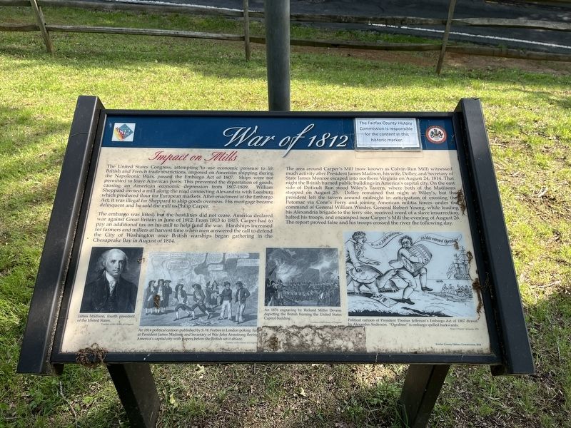 War of 1812 Marker. Click for full size. War of 1812 Marker image. Click for full size.