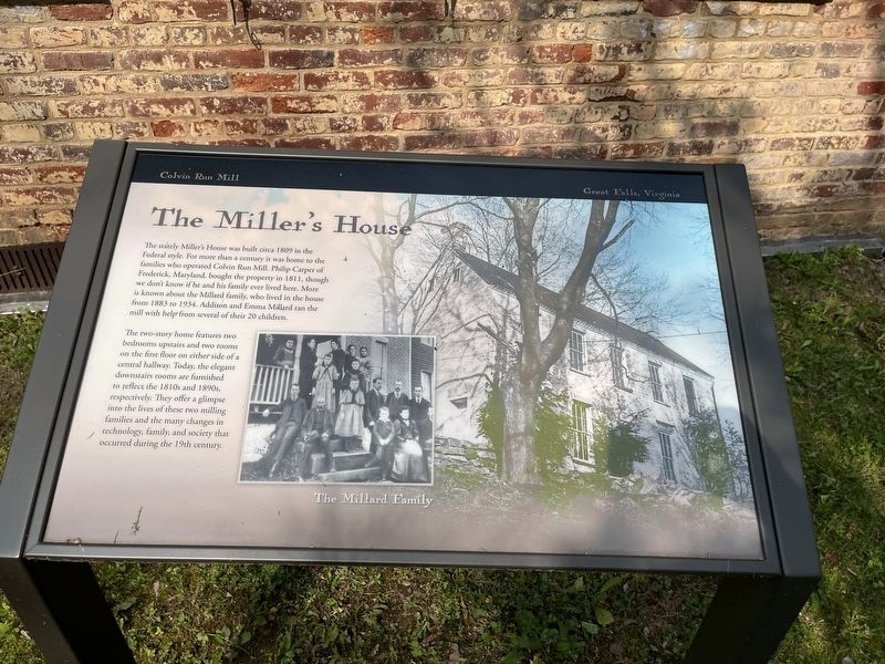 The Miller's House Marker image. Click for full size.