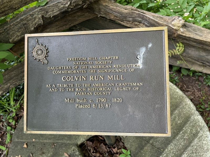 Colvin Run Mill Marker image. Click for full size.