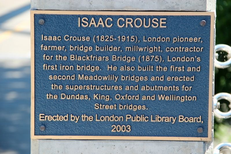 Isaac Crouse Marker image. Click for full size.