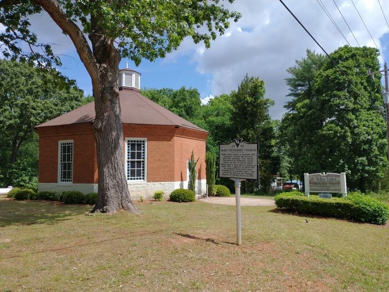 McBee Chapel / McBee Methodist Church Marker. Click for full size. McBee Chapel / McBee Methodist Church Marker image. Click for full size.