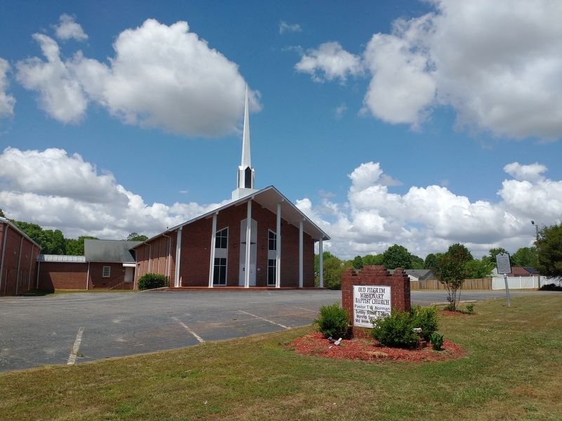 Old Pilgrim Baptist Church / Old Pilgrim Rosenwald School Marker. Click for full size. Old Pilgrim Baptist Church / Old Pilgrim Rosenwald School Marker image. Click for full size.