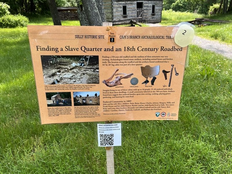 Finding a Slave Quarter and an 18th Century Roadbed Marker image. Click for full size.