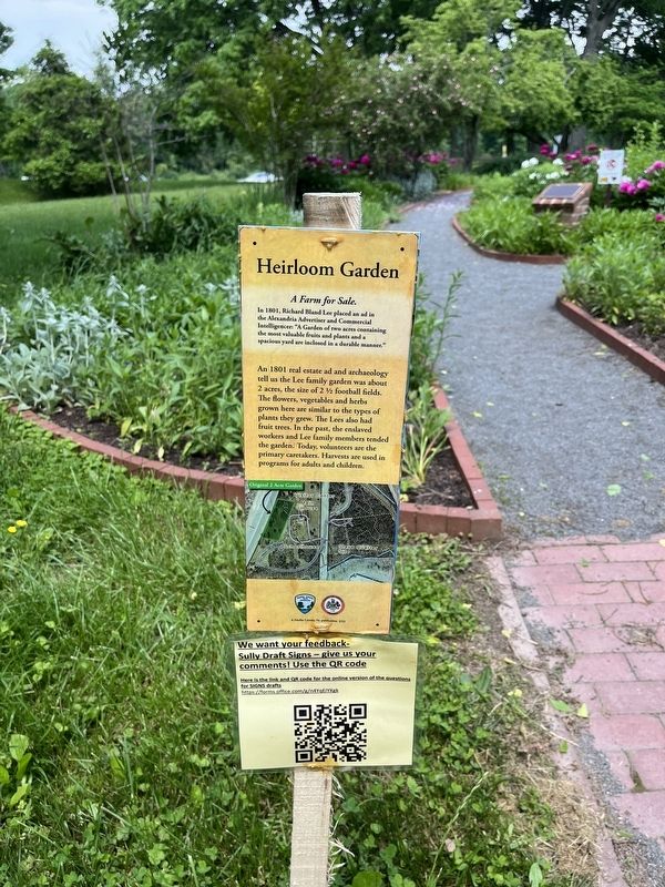 Heirloom Garden Marker image. Click for full size.