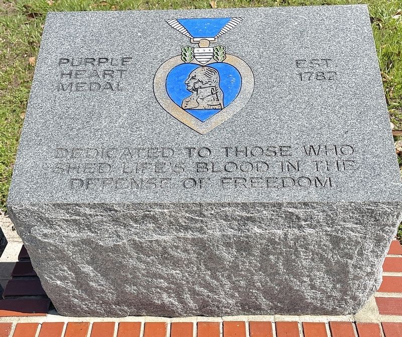 Purple Heart Medal Marker. Click for full size. Purple Heart Medal Marker image. Click for full size.