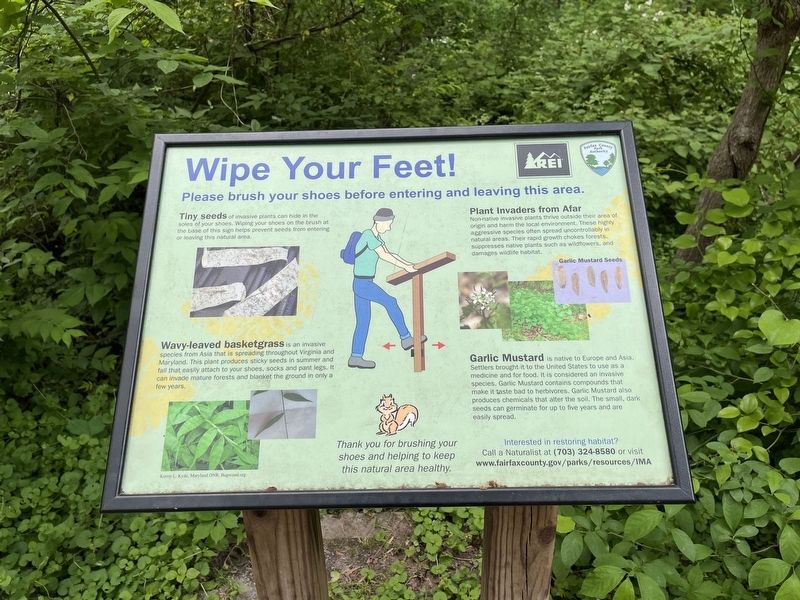 Wipe Your Feet! Marker image. Click for full size.
