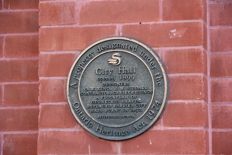 City Hall Marker. Click for full size. City Hall Marker image. Click for full size.