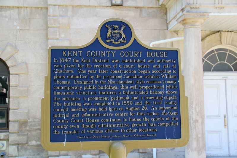 Kent County Court House Marker image. Click for full size.