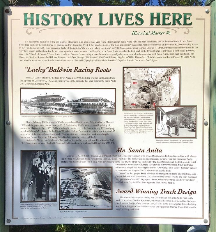 The History of The Santa Anita Fashion Park. 