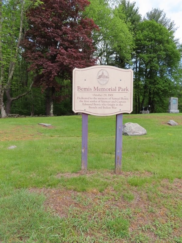 Bemis Memorial Park Marker image. Click for full size.