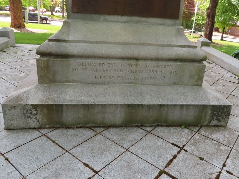 Spencer Civil War Monument image. Click for full size.