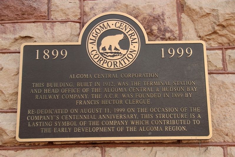 Algoma Central Corporation Marker image. Click for full size.