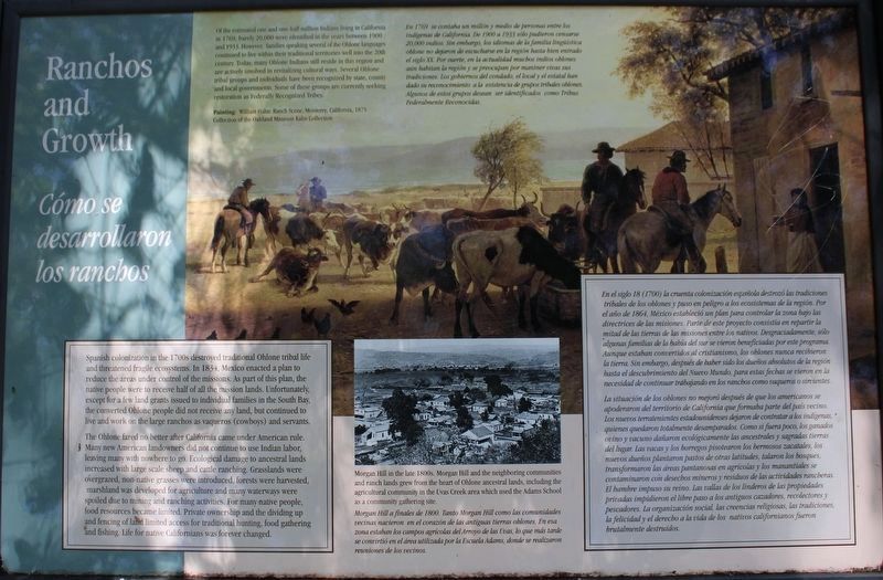 Ranchos and Growth Marker image. Click for full size.