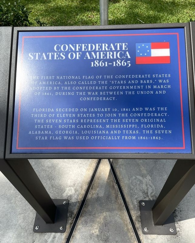 Confederate States of America Marker image. Click for full size.