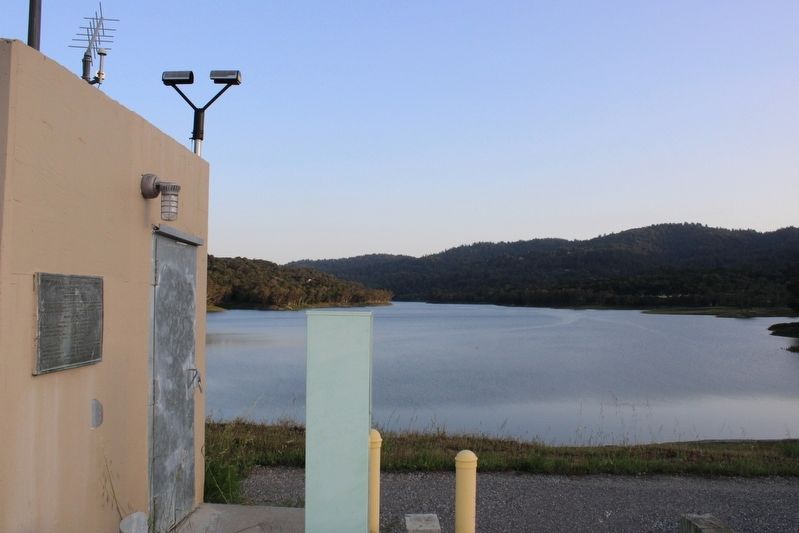 Lexington Dam Marker. Click for full size. Lexington Dam Marker image. Click for full size.