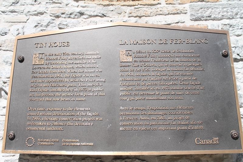 Tin House Marker. Click for full size. Tin House Marker image. Click for full size.