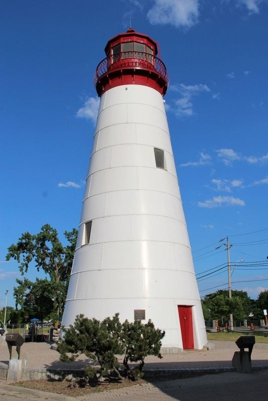 Pelee Passage Lighthouse Marker. Click for full size. Pelee Passage Lighthouse Marker image. Click for full size.
