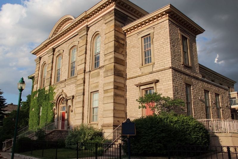 District Court House and Goal Marker image. Click for full size.