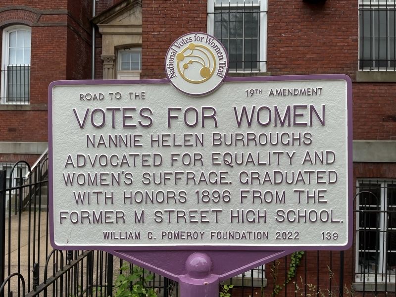 Votes for Women Marker. Click for full size. Votes for Women Marker image. Click for full size.