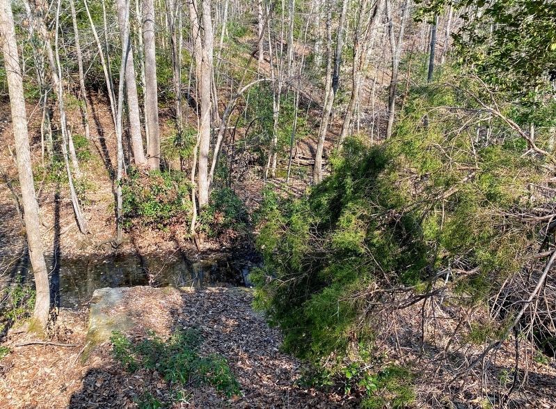 View of the Sandstone Quarry from the Marker image. Click for full size.