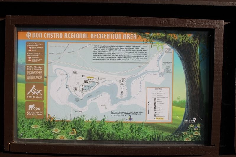 Don Castro Regional Recreation Area Marker image. Click for full size.