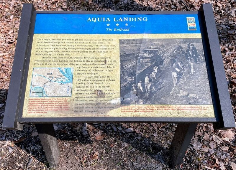 Aquia Landing Marker (showing wear) image. Click for full size.