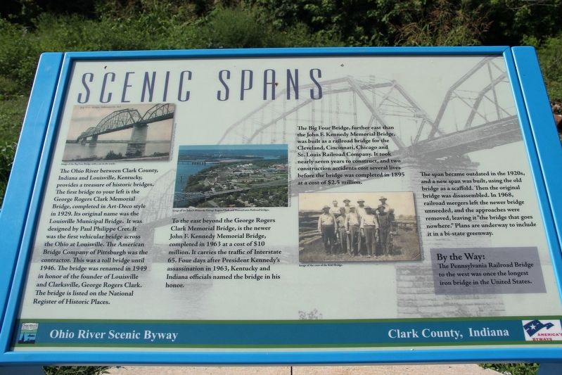 Scenic Spans Marker. Click for full size. Scenic Spans Marker image. Click for full size.