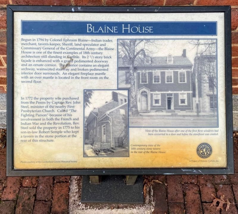 Blaine House Marker. Click for full size. Blaine House Marker image. Click for full size.
