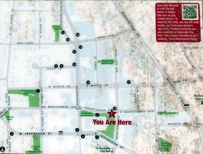 Rockville�s African American Heritage Walking Tour image. Click for more information.