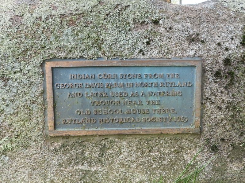 Indian Corn Stone Marker. Click for full size. Indian Corn Stone Marker image. Click for full size.
