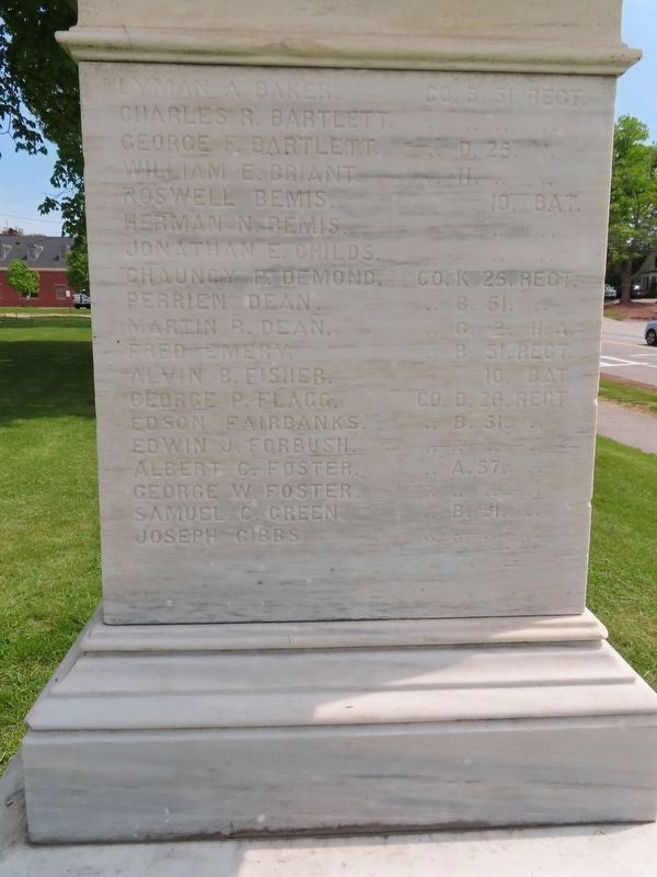 Rutland Civil War Monument image. Click for full size.