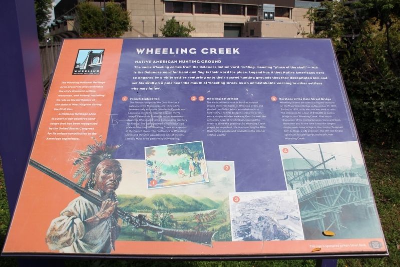 Wheeling Creek Marker. Click for full size. Wheeling Creek Marker image. Click for full size.