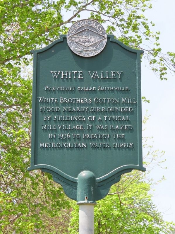 White Valley Marker. Click for full size. White Valley Marker image. Click for full size.