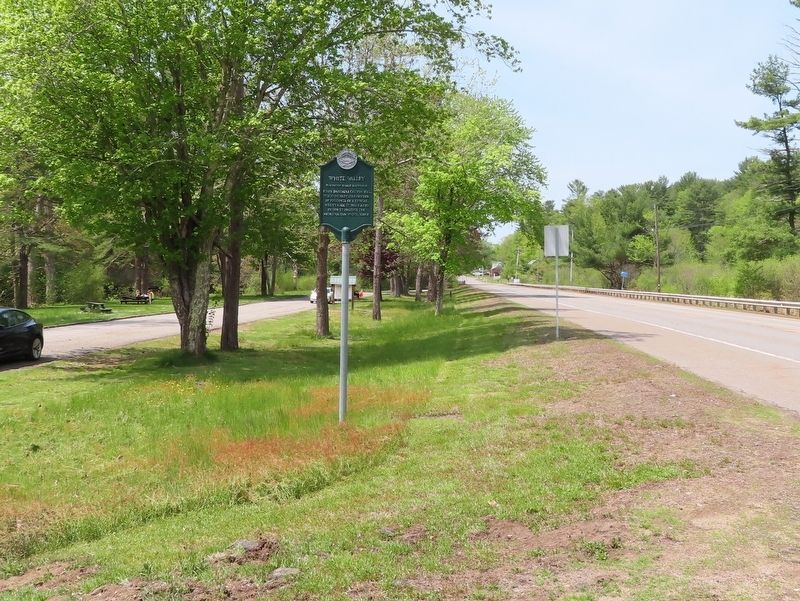 White Valley Marker. Click for full size. White Valley Marker image. Click for full size.
