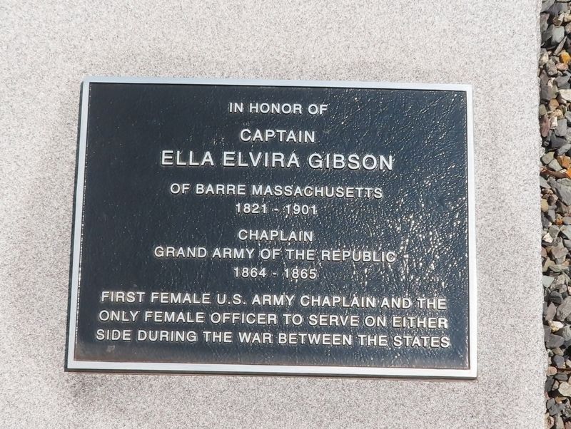 Ella Elvira Gibson Marker. Click for full size. Ella Elvira Gibson Marker image. Click for full size.