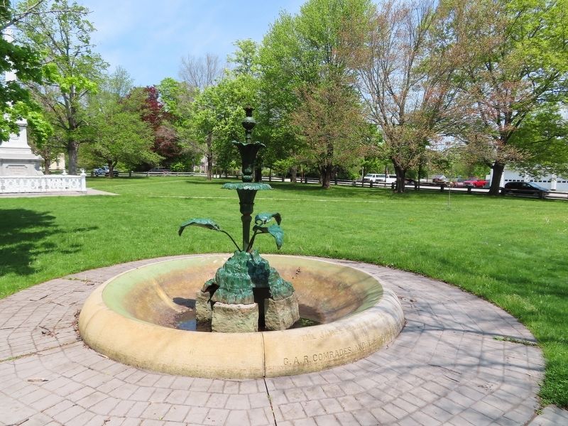 James R. Brown Memorial Fountain Marker. Click for full size. James R. Brown Memorial Fountain Marker image. Click for full size.