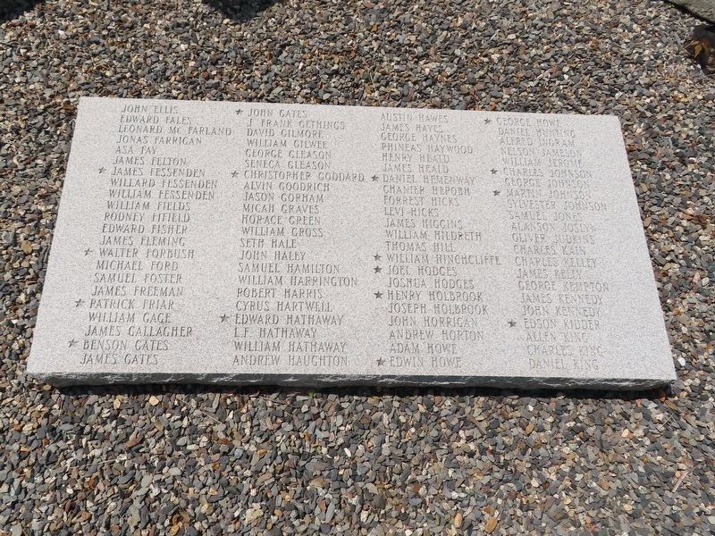 Barre Civil War Monument. Click for full size. Barre Civil War Monument image. Click for full size.