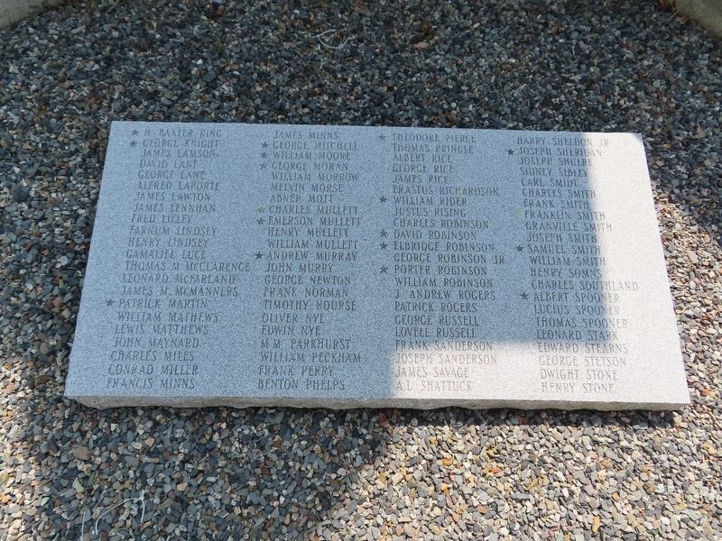 Barre Civil War Monument. Click for full size. Barre Civil War Monument image. Click for full size.