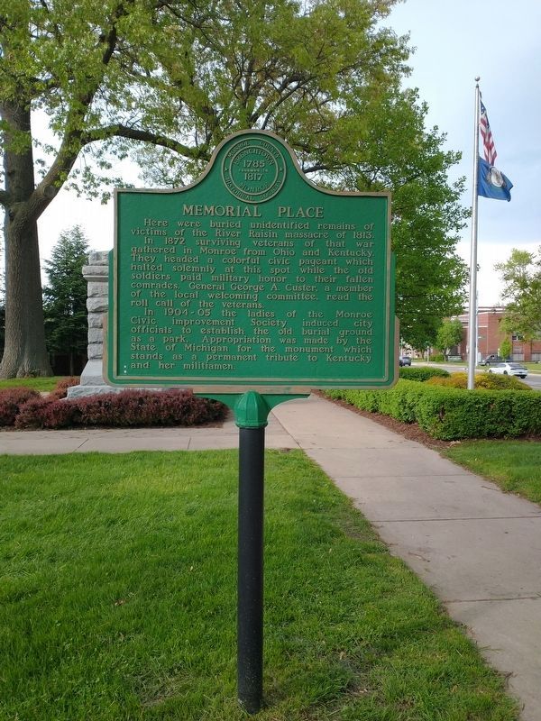 Memorial Place Marker. Click for full size. Memorial Place Marker image. Click for full size.