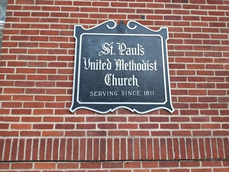 St. Paul's United Methodist Church Sign image. Click for full size.