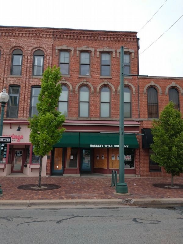 Eisenmann-Enteman Building Historical Marker