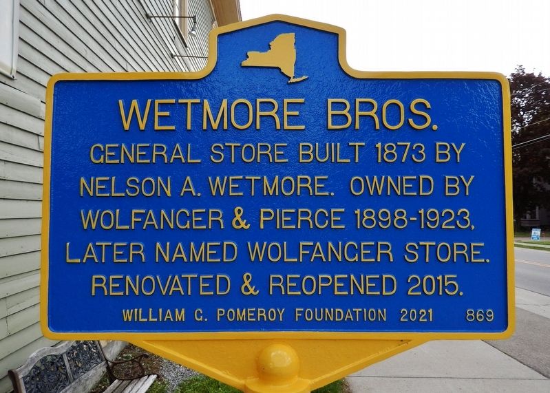 Wetmore Bros. Marker image. Click for full size.