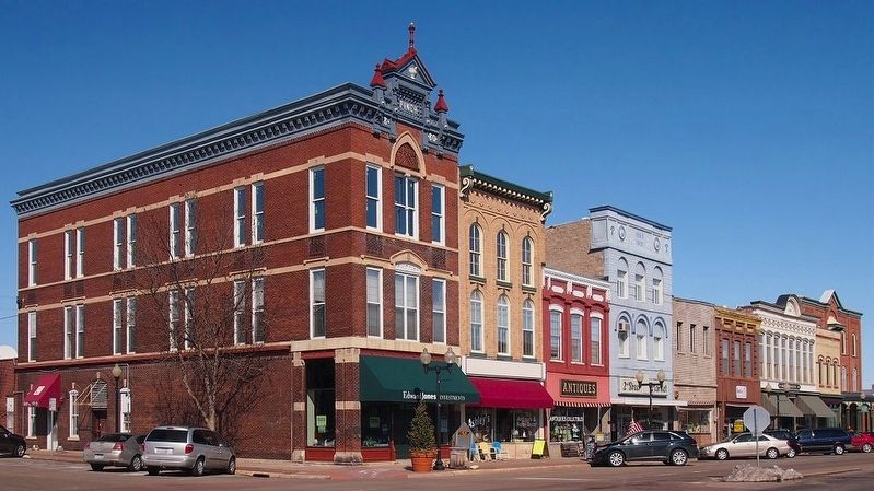 East 2nd Street viewed from this marker. Click for full size. East 2nd Street viewed from this marker image. Click for full size.