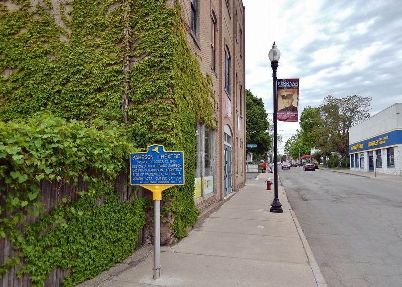 Sampson Theatre Marker image. Click for full size.