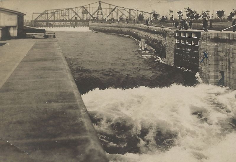 1909 Sault Ste. Canal Accident image. Click for full size.